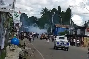 Satu Korban Jiwa dan Lima Pemuda Diamankan Polisi, Pasar Karang Nabire Terjadi Kerusuhan