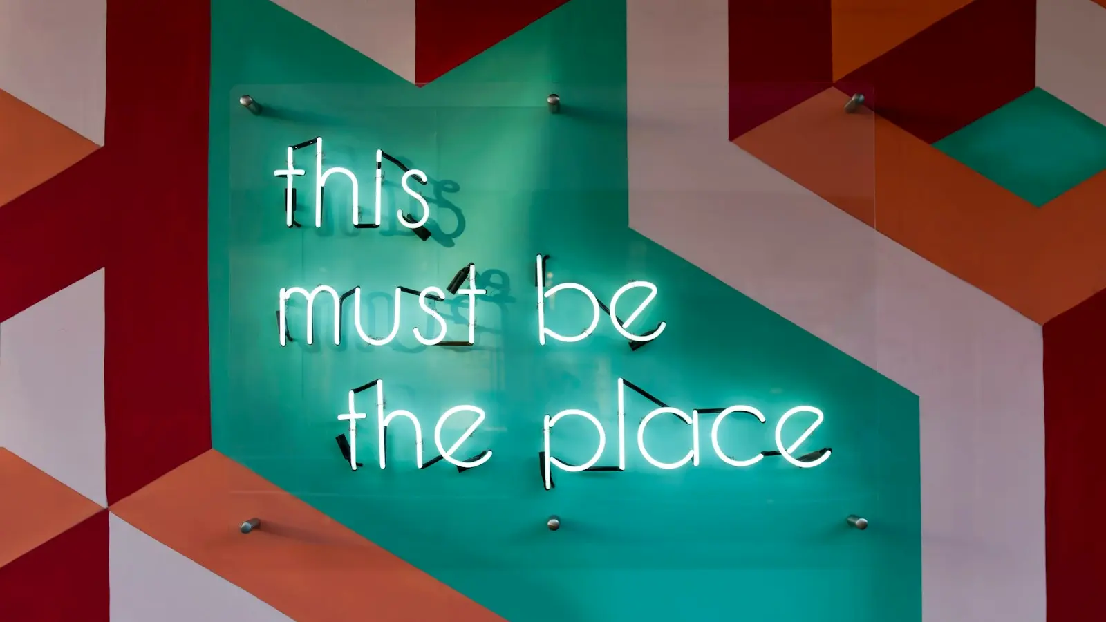 This Must Be The Place signage